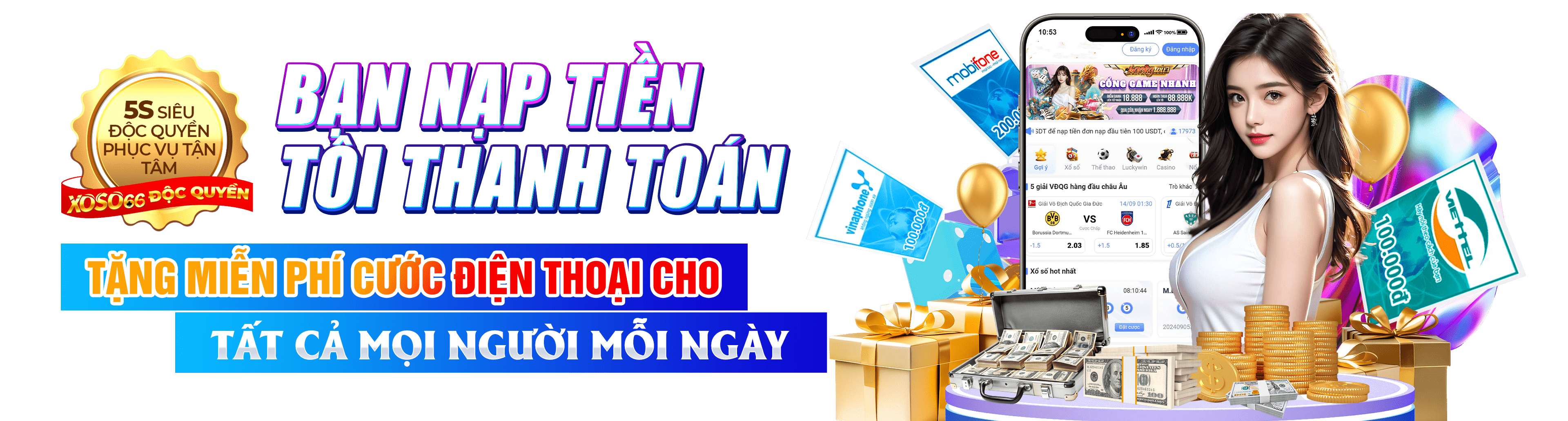 Hình ảnh quảng cáo của b69 hiển thị nền tảng và các lợi ích