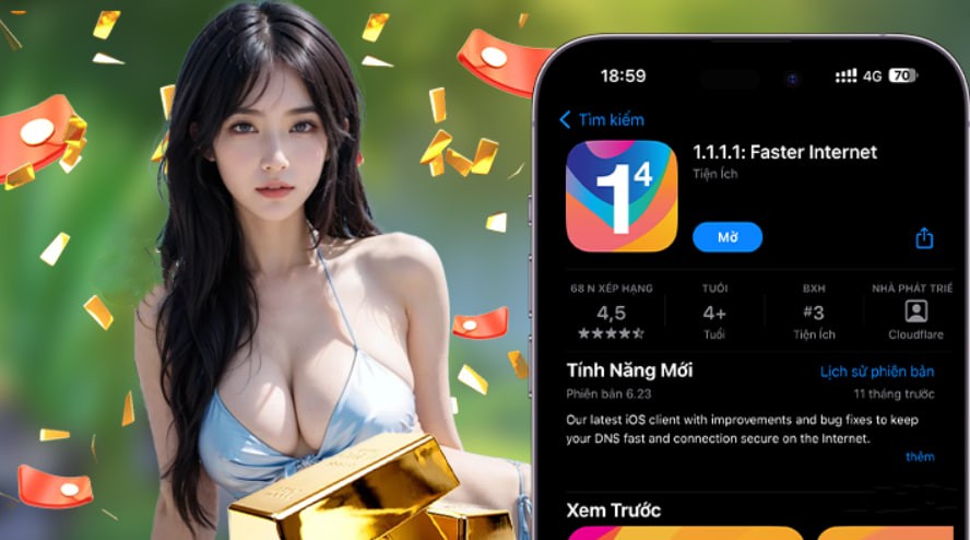 Hình ảnh quảng cáo của b69 hiển thị nền tảng và các lợi ích